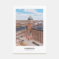Lawrence, Massachusetts Portrait Color Poster