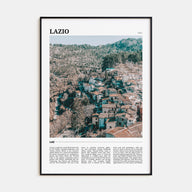 Lazio Travel Color Poster