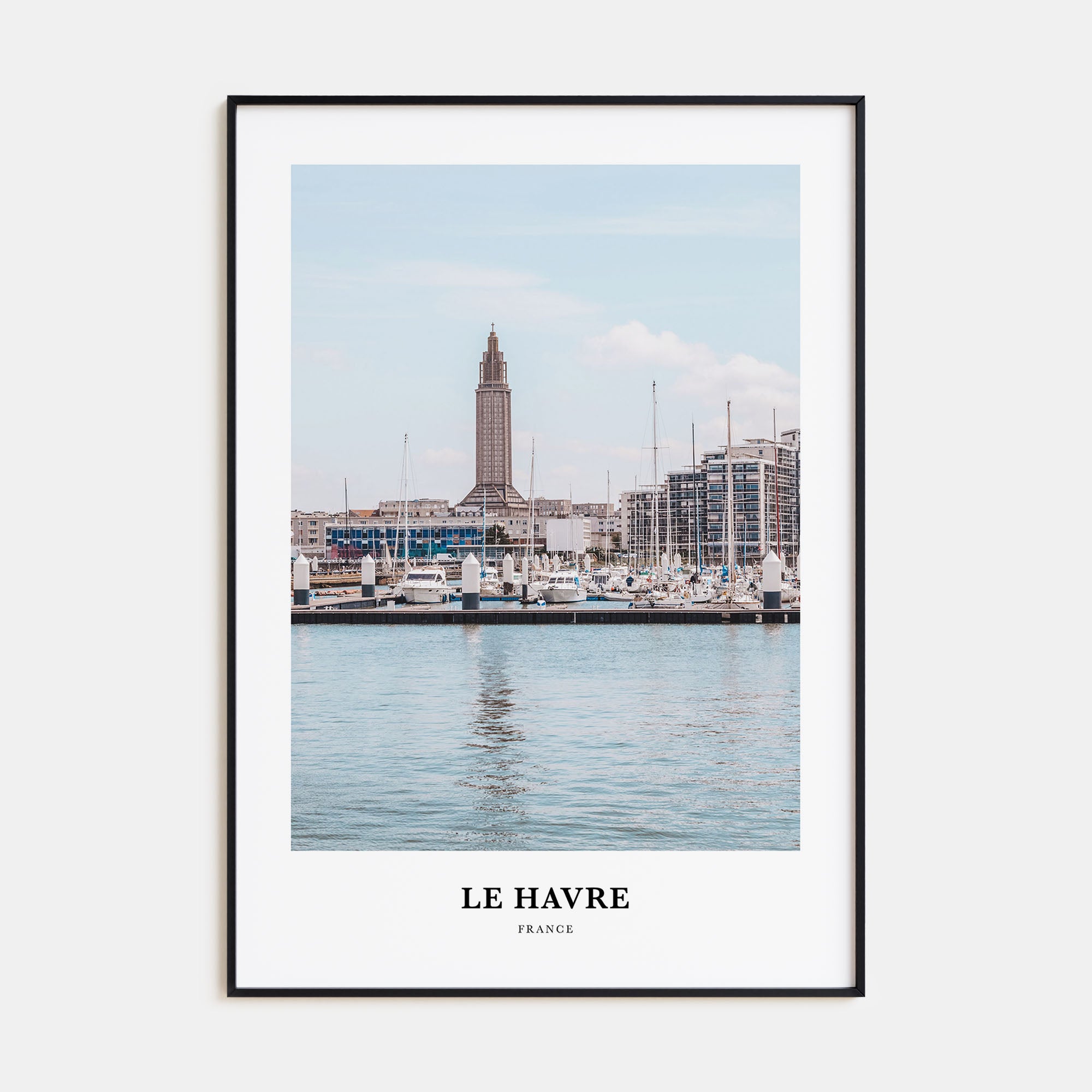 Le Havre Portrait Color Poster