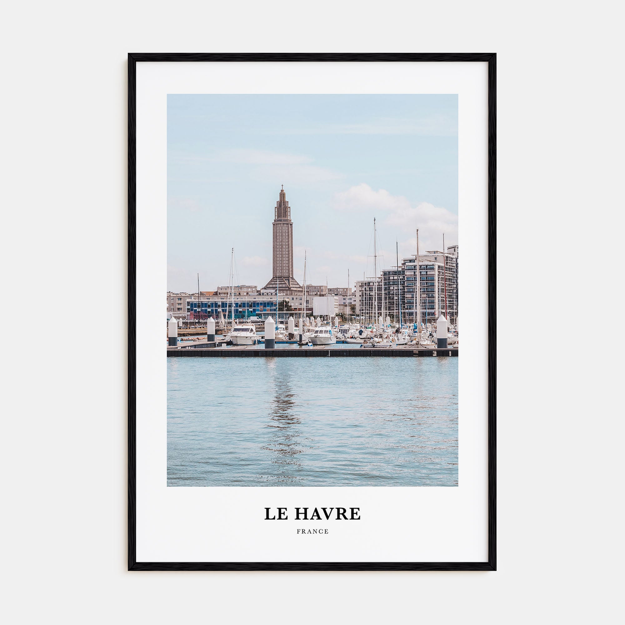 Le Havre Portrait Color Poster