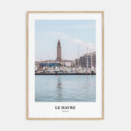 Le Havre Portrait Color Poster
