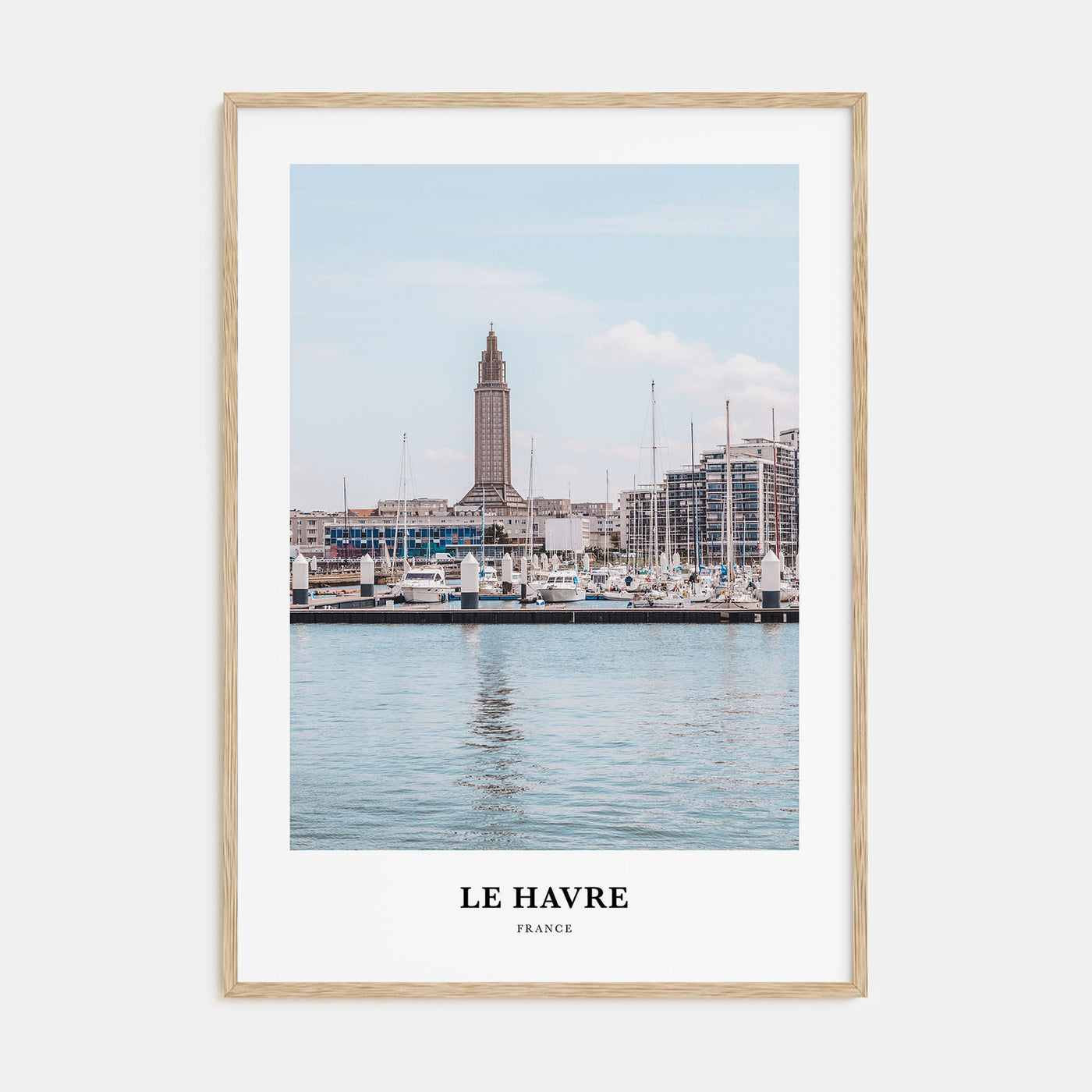 Le Havre Portrait Color Poster