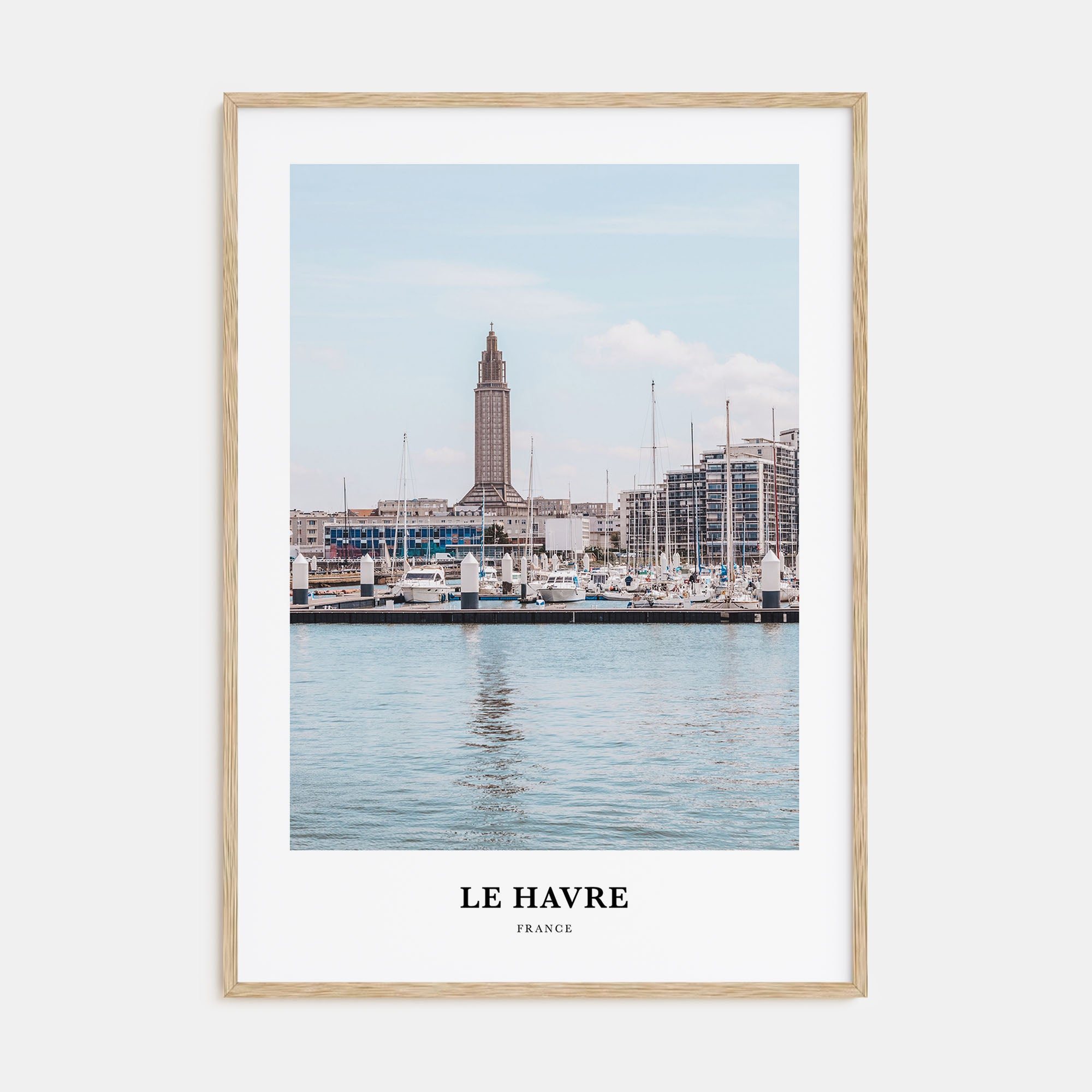Le Havre Portrait Color Poster