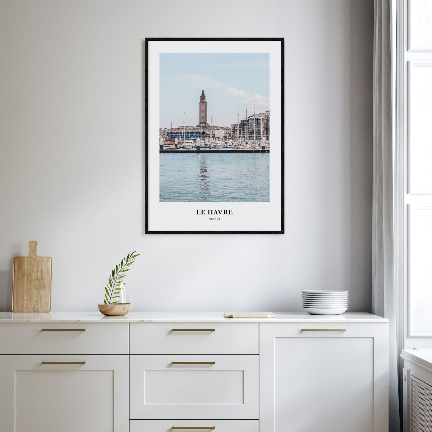 Le Havre Portrait Color Poster