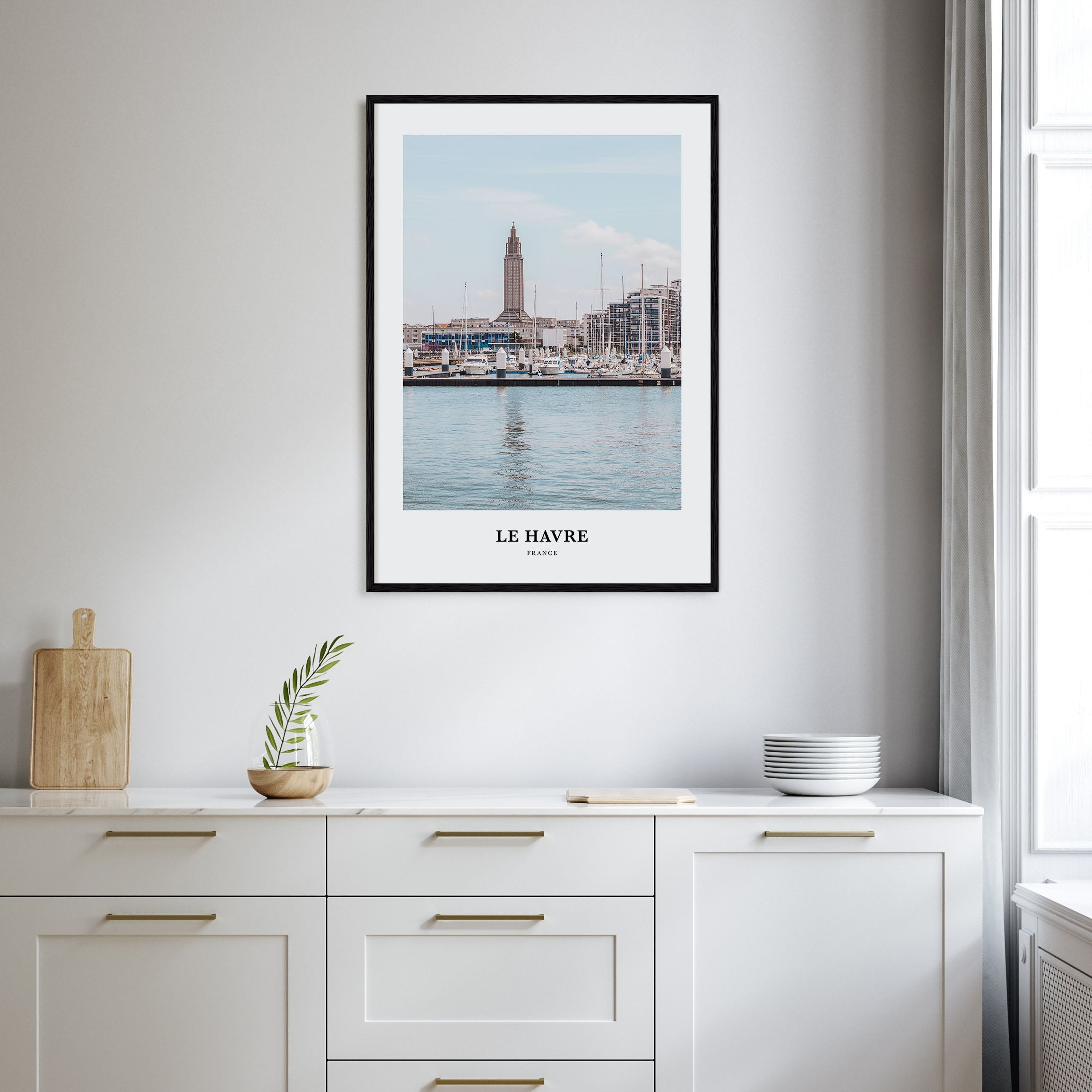 Le Havre Portrait Color Poster