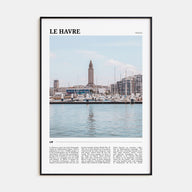 Le Havre Travel Color Poster