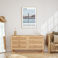 Le Havre Travel Color Poster