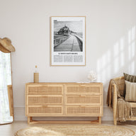Le Mont-Saint-Michel Travel B&W Poster