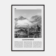 Leavenworth Travel B&W Poster