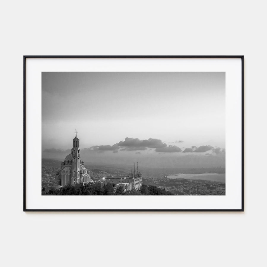 Lebanon Landscape B&W Poster