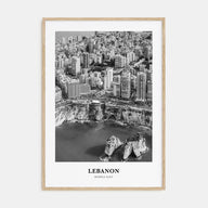Lebanon Portrait B&W No 1 Poster