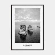 Lebanon Portrait B&W No 2 Poster