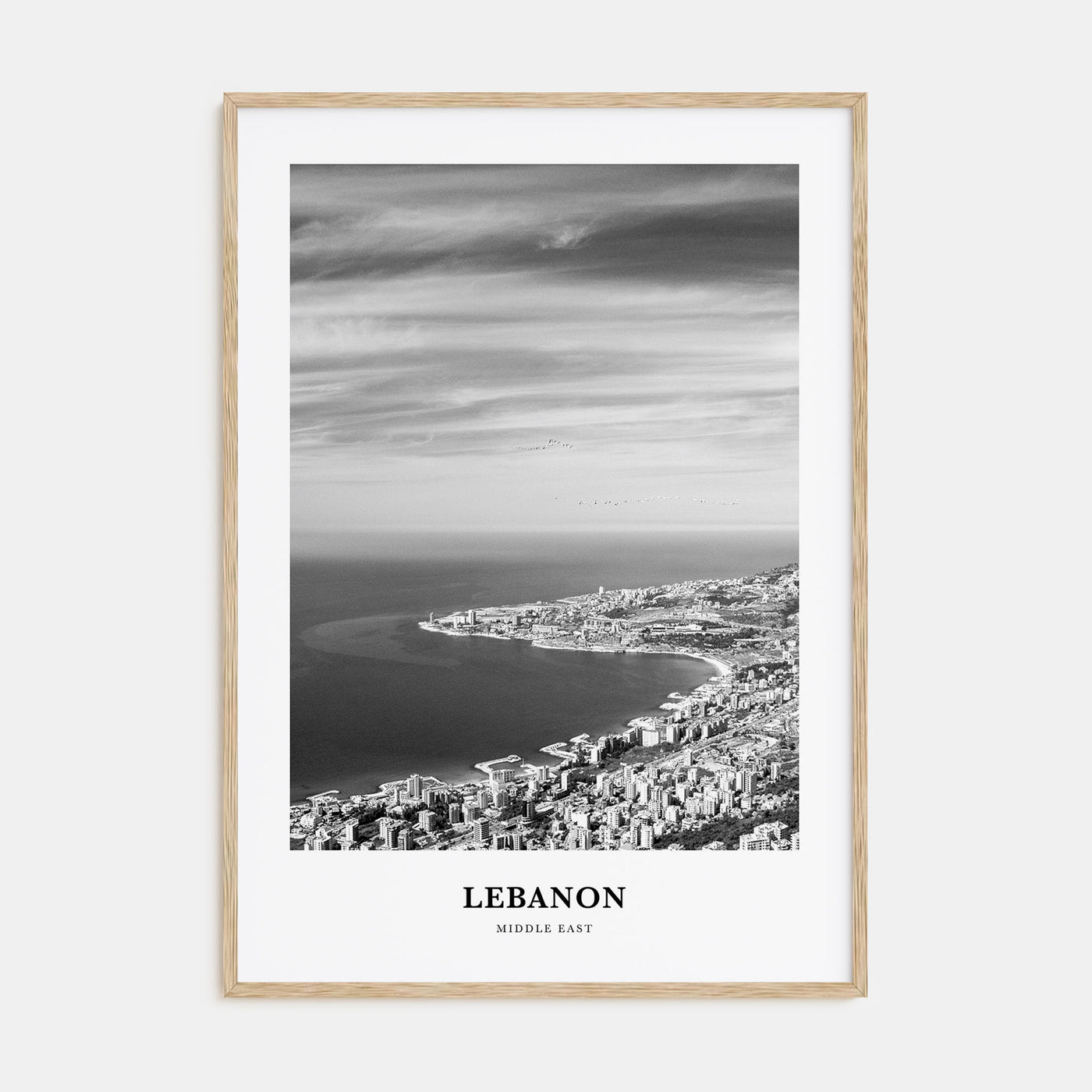 Lebanon Portrait B&W No 3 Poster