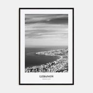 Lebanon Portrait B&W No 3 Poster