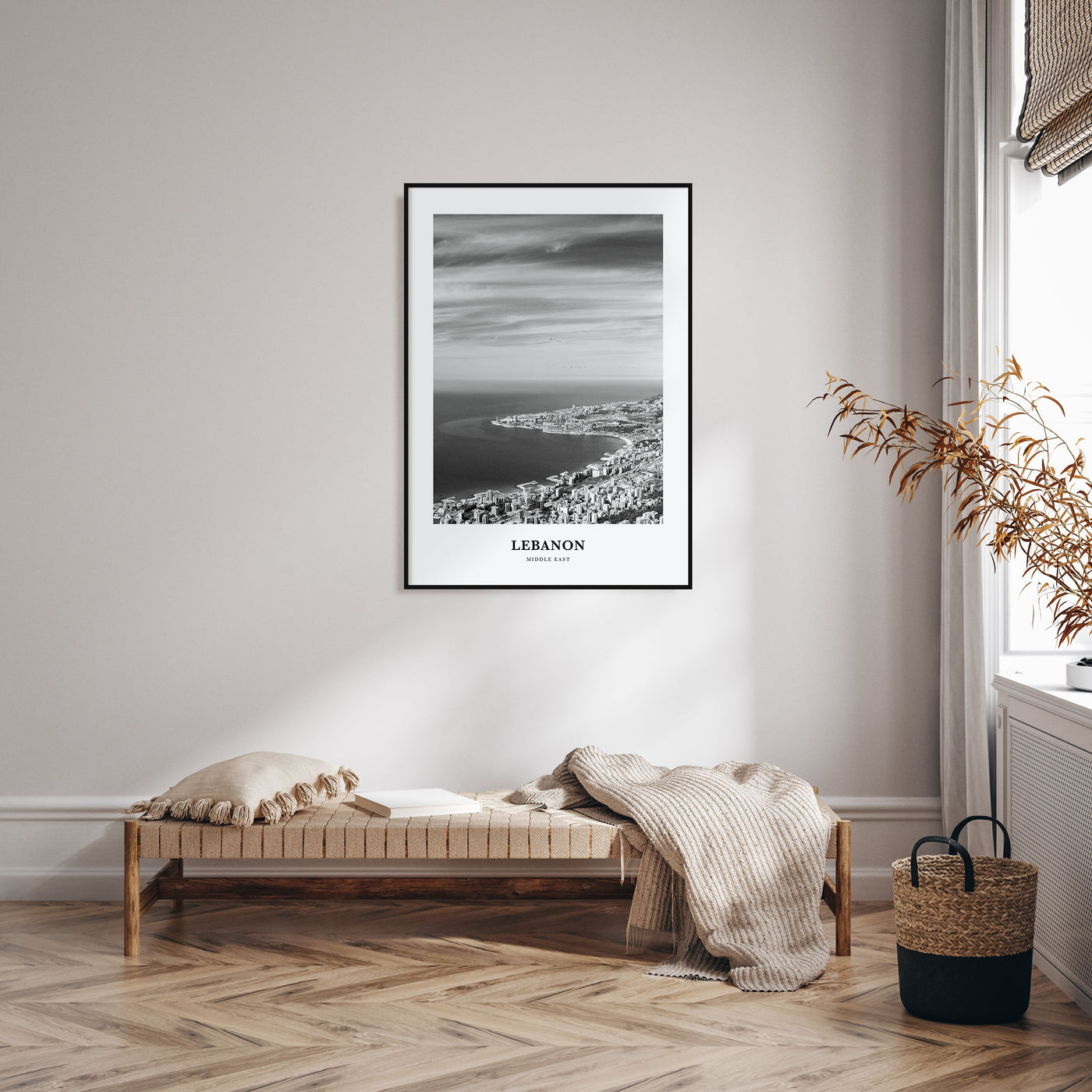 Lebanon Portrait B&W No 3 Poster