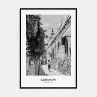 Lebanon Portrait B&W No 4 Poster