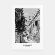 Lebanon Portrait B&W No 4 Poster
