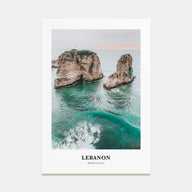 Lebanon Portrait Color Poster