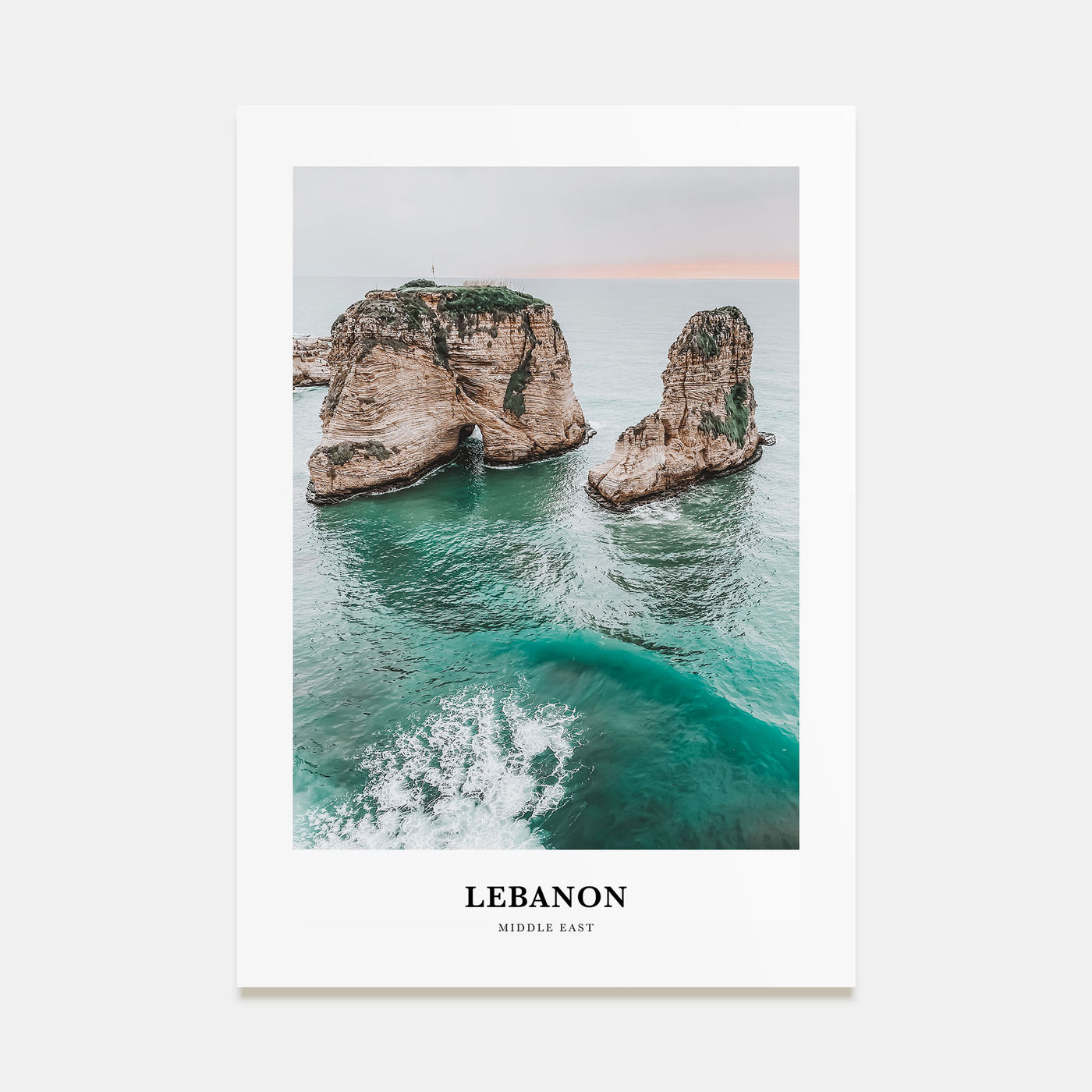 Lebanon Portrait Color Poster