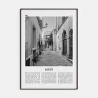 Lecce Travel B&W Poster