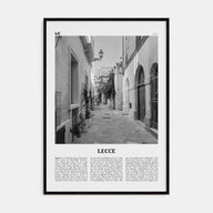 Lecce Travel B&W Poster