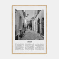 Lecce Travel B&W Poster