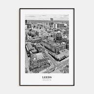 Leeds Portrait B&W Poster
