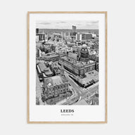 Leeds Portrait B&W Poster