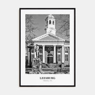 Leesburg Portrait B&W Poster