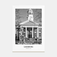Leesburg Portrait B&W Poster