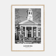 Leesburg Portrait B&W Poster