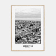 Leicester Portrait B&W Poster