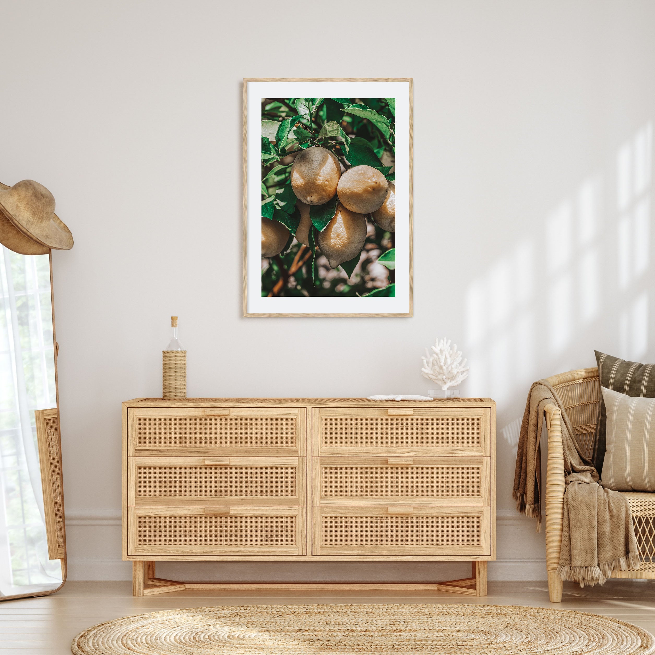 Lemon Tree Photo Color Poster