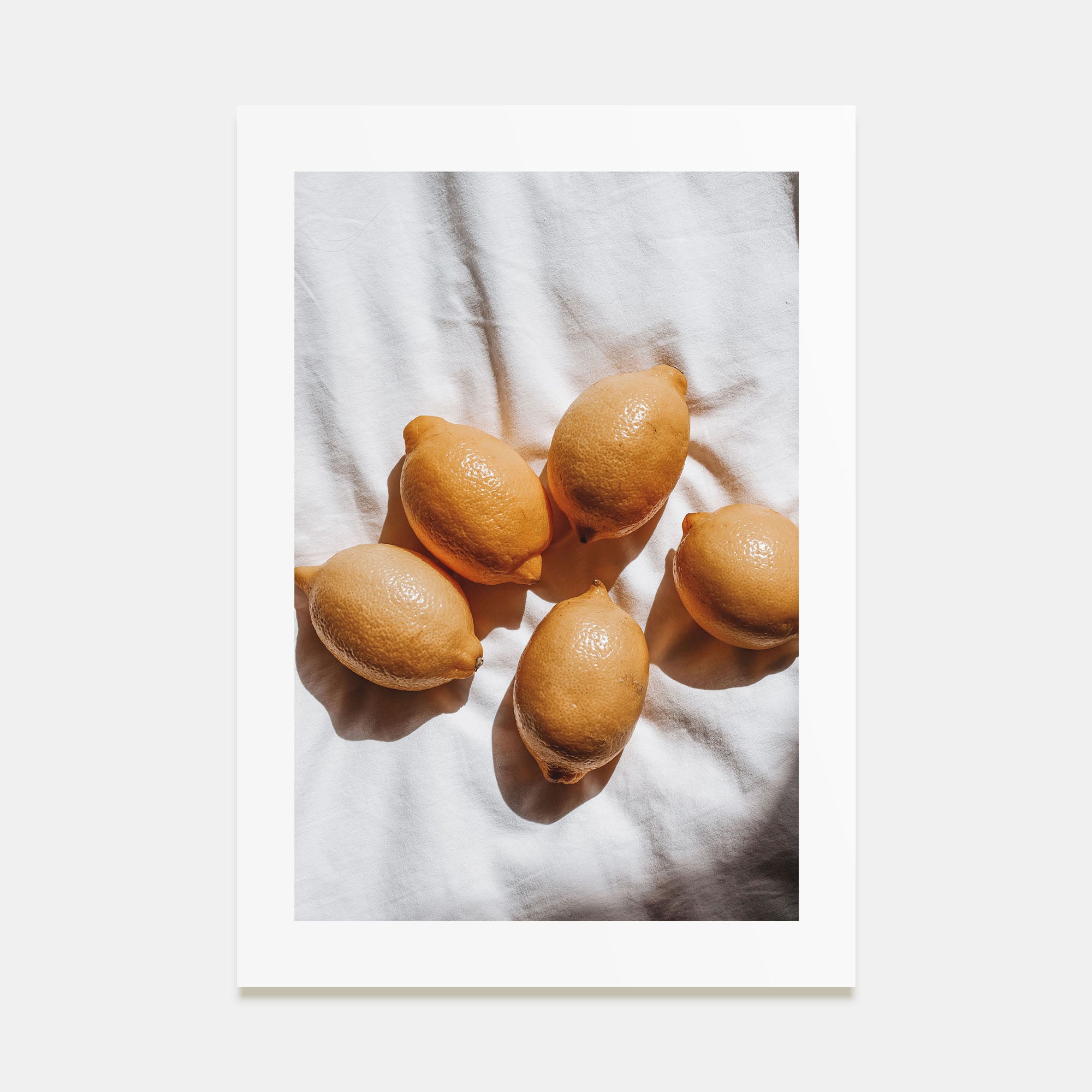 Lemons Photo Color No 2 Poster