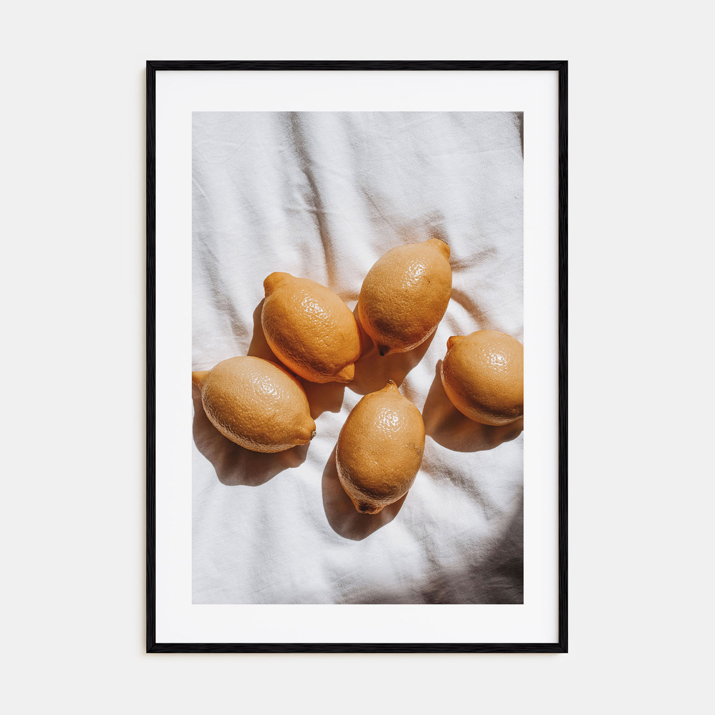 Lemons Photo Color No 2 Poster