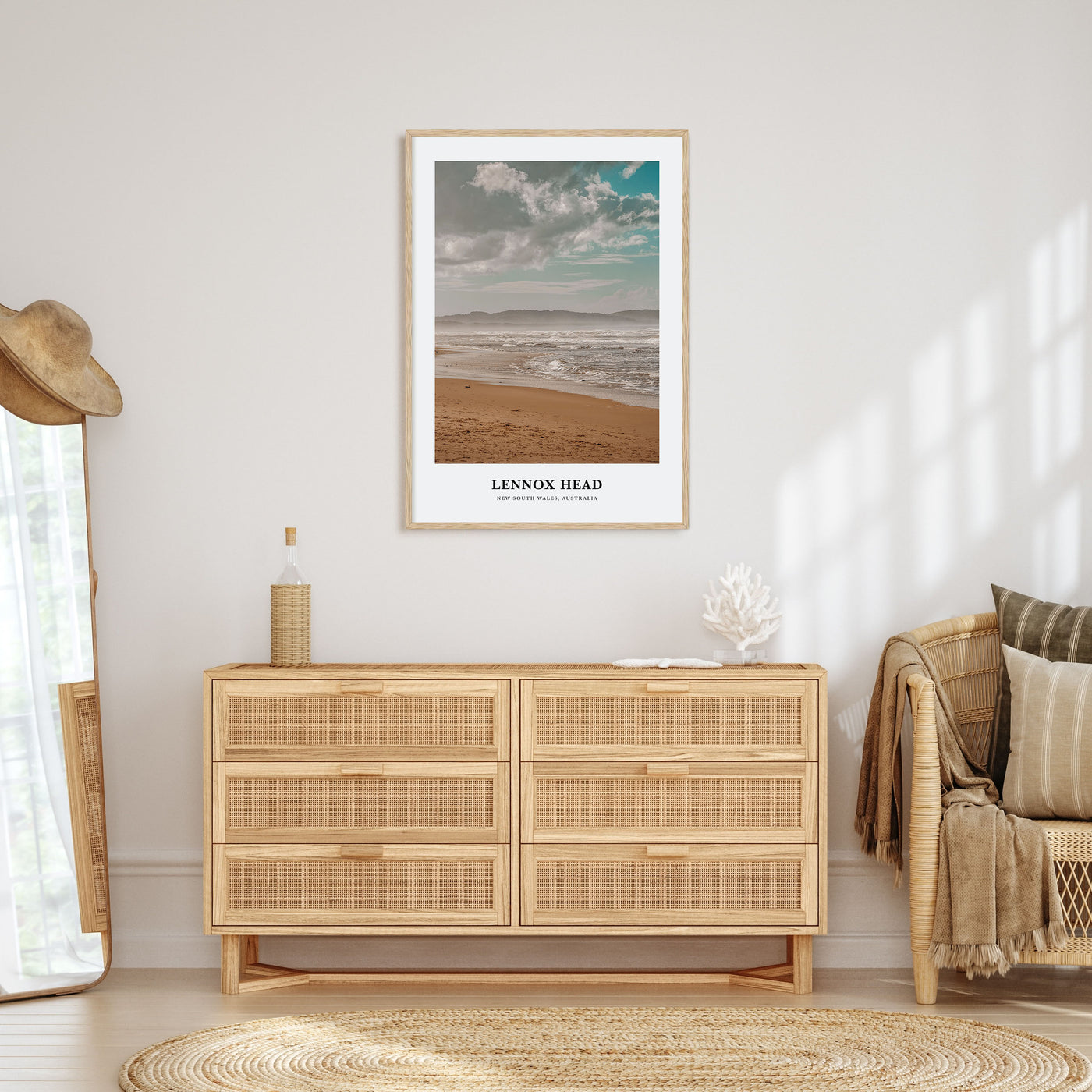 Lennox Head Portrait Color Poster