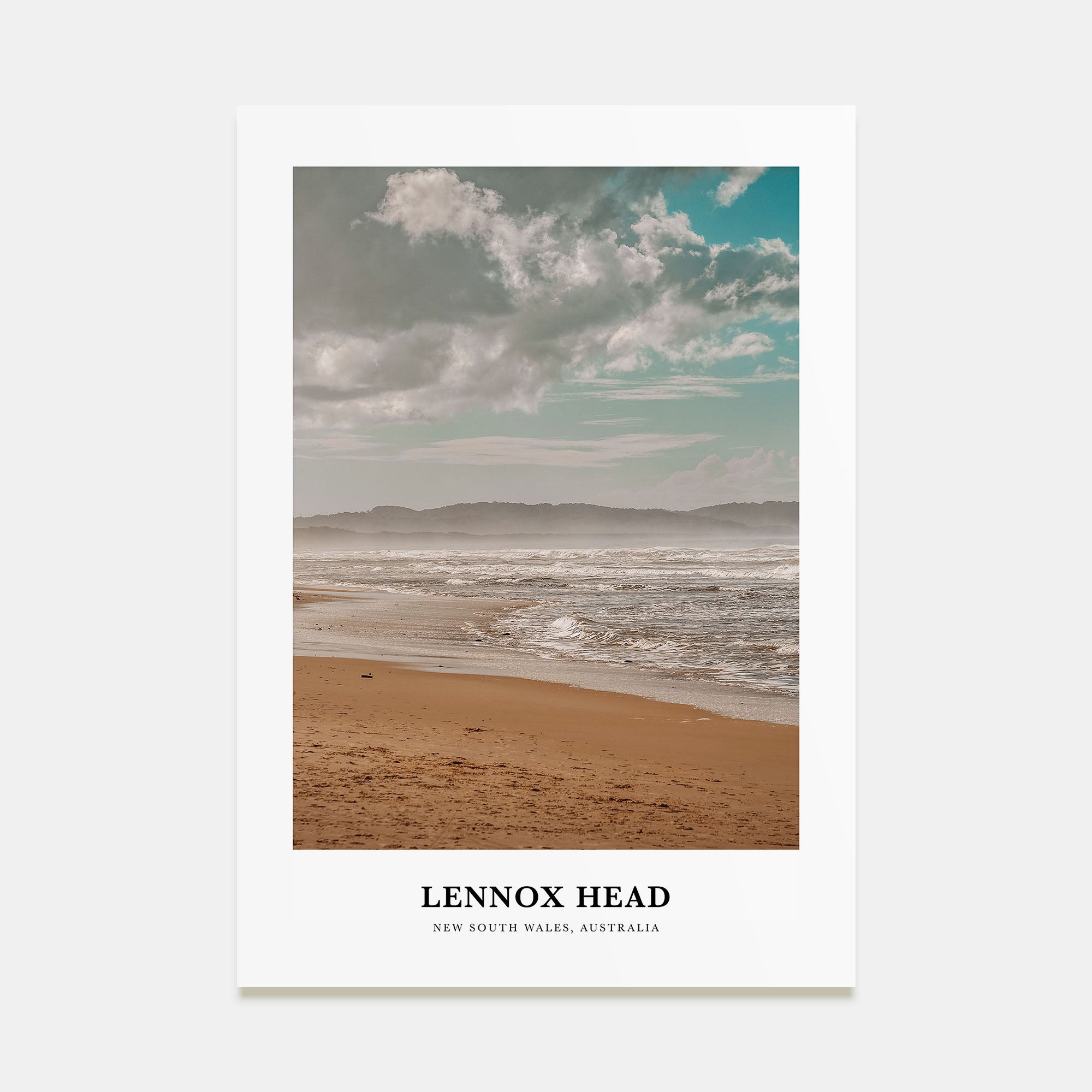 Lennox Head Portrait Color Poster