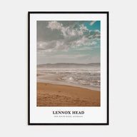 Lennox Head Portrait Color Poster
