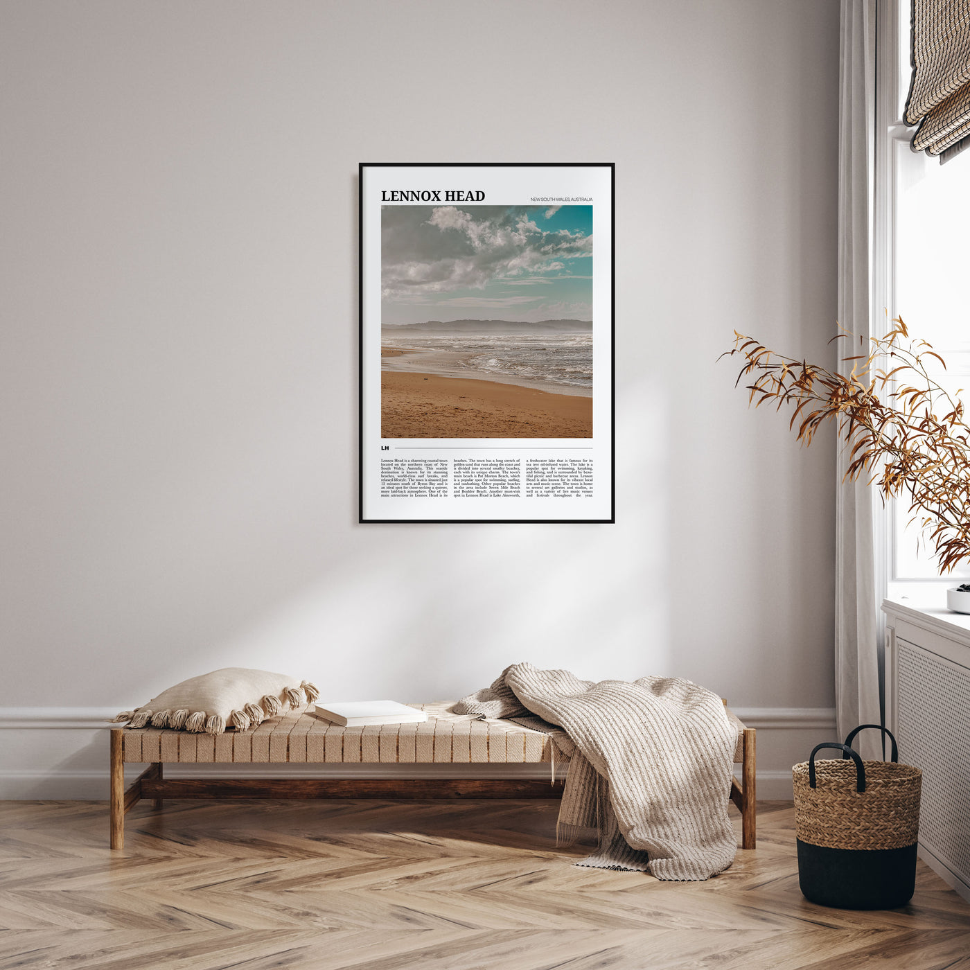 Lennox Head Travel Color Poster