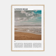 Lennox Head Travel Color Poster