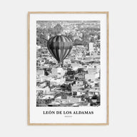 León de los Aldamas Portrait B&W Poster