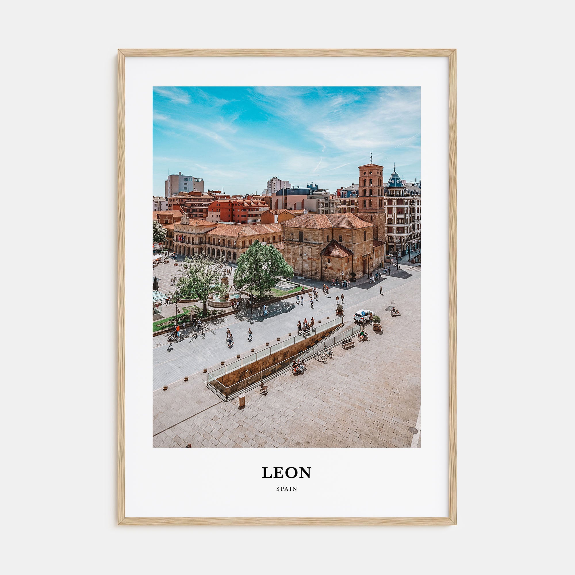 Leon, Spain Portrait Color No 1 Poster