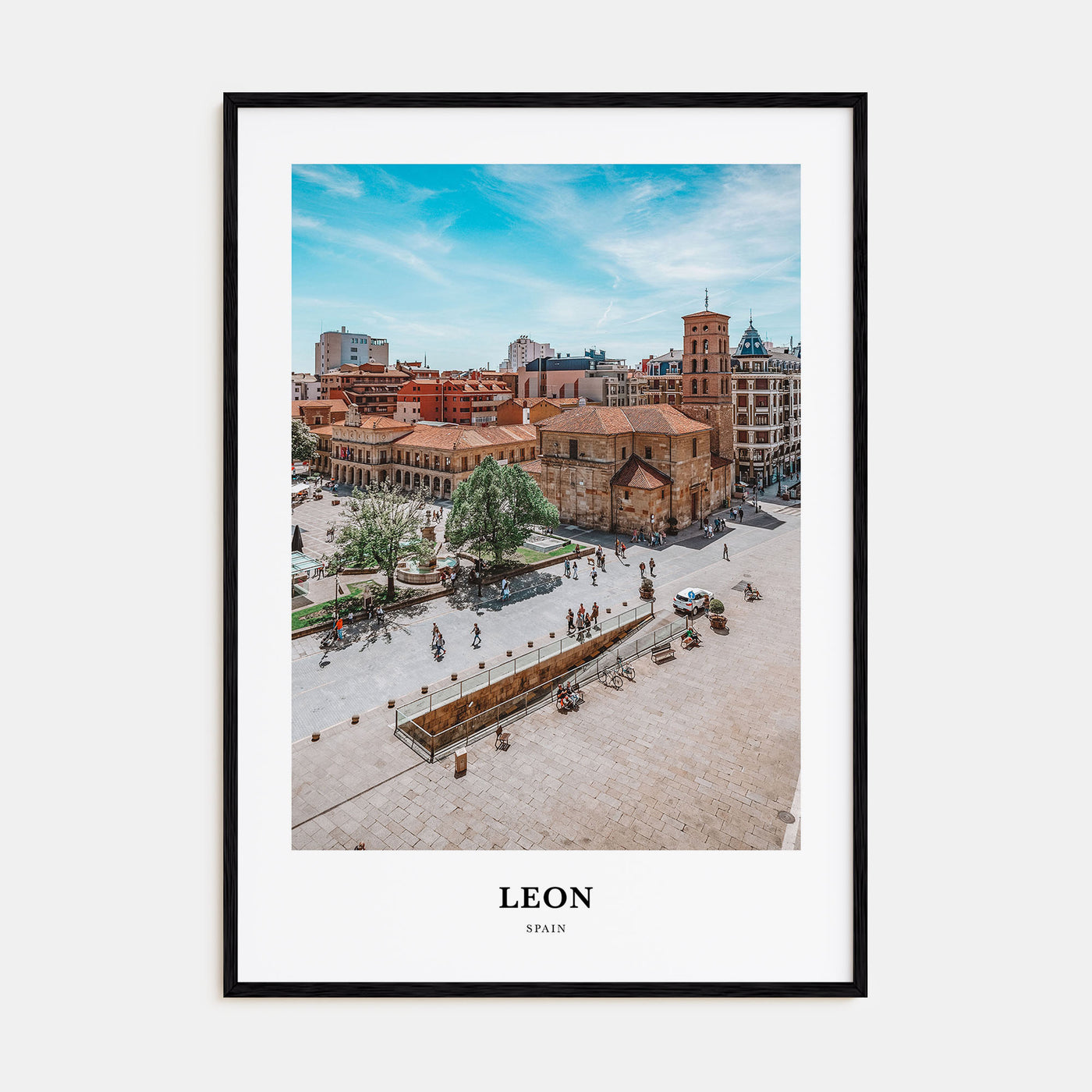 Leon, Spain Portrait Color No 1 Poster