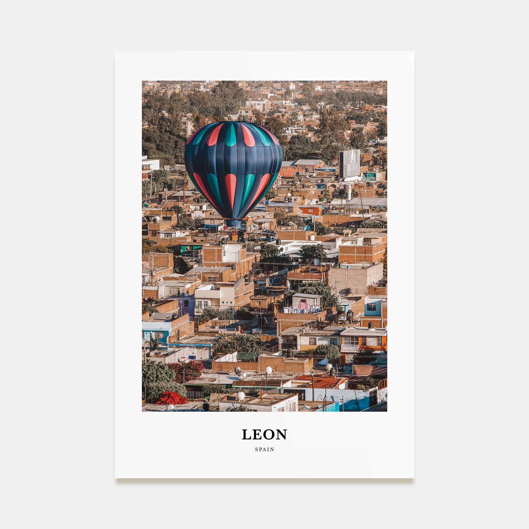 Leon, Spain Portrait Color No 2 Poster