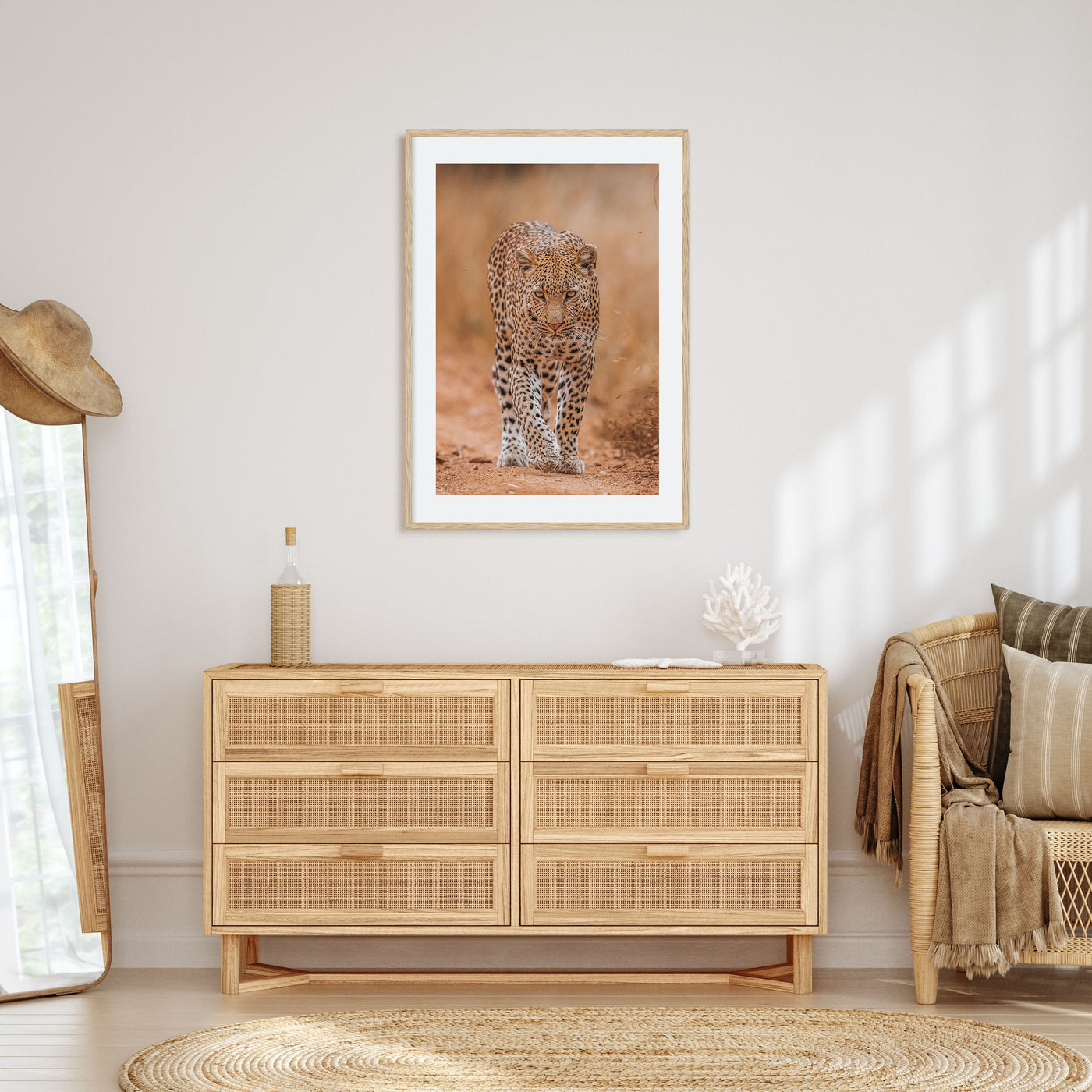 Leopard Photo Color No 2 Poster