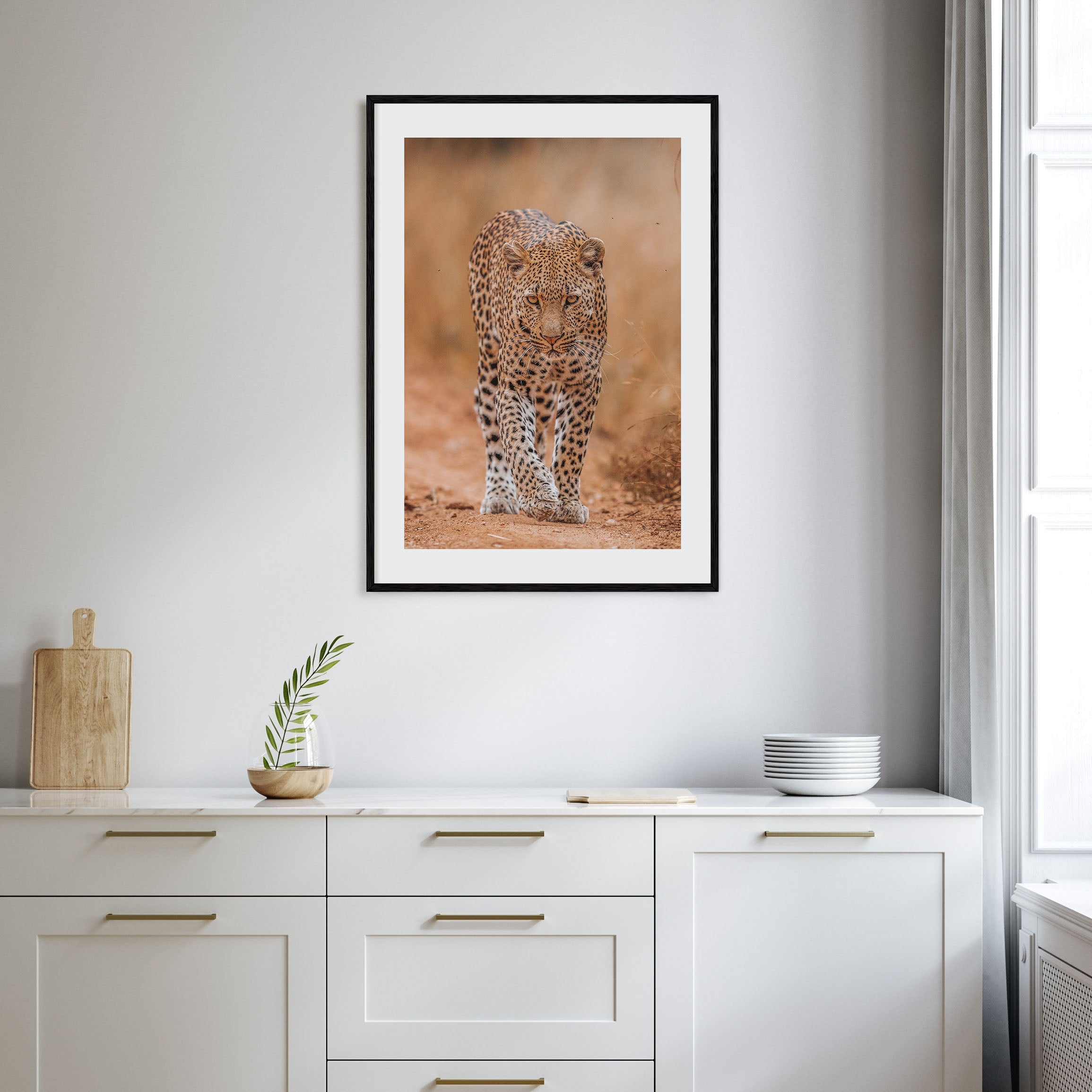 Leopard Photo Color No 2 Poster