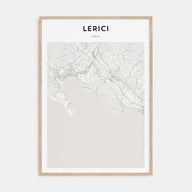 Lerici Map Portrait Poster