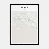 Lerici Map Portrait Poster