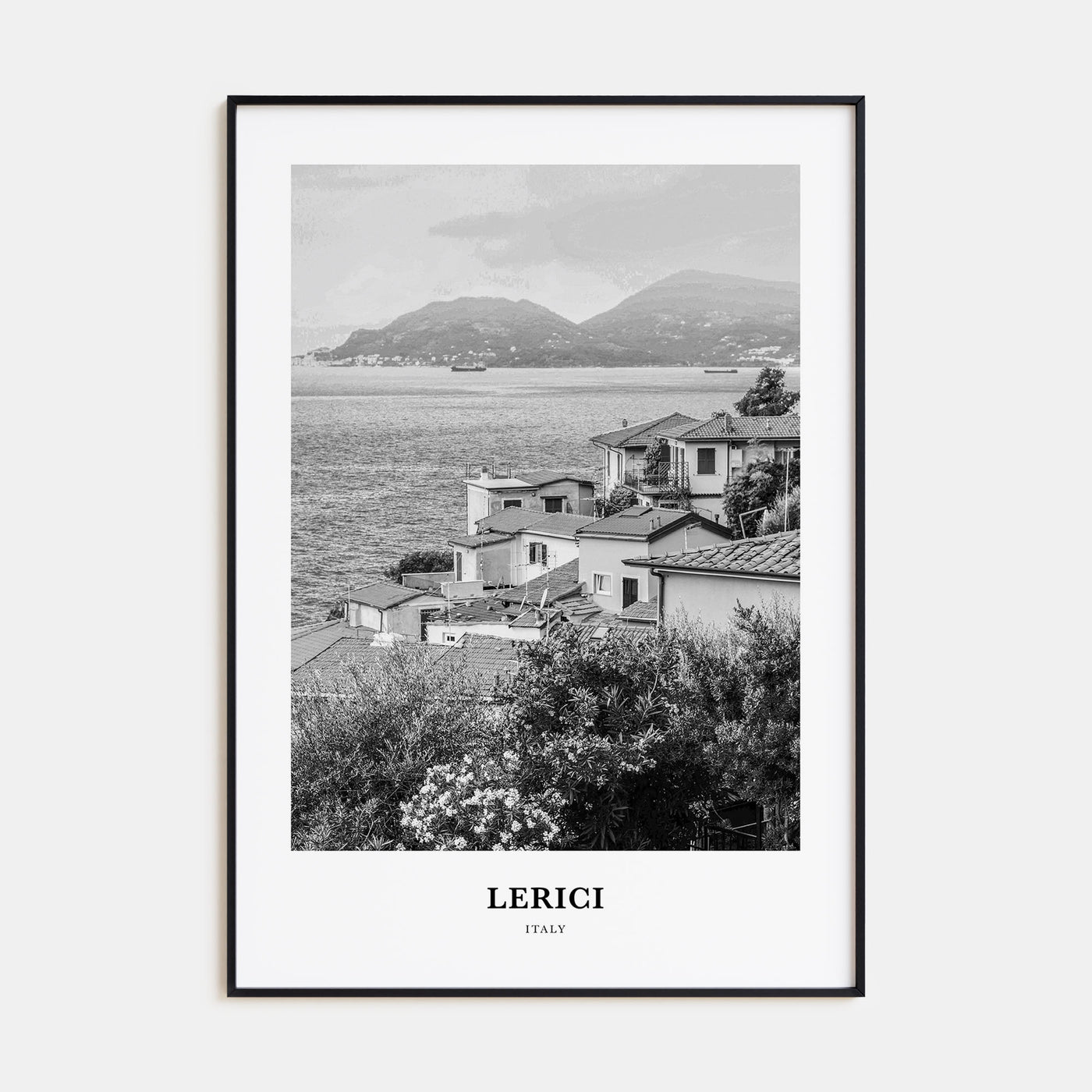 Lerici Portrait B&W Poster