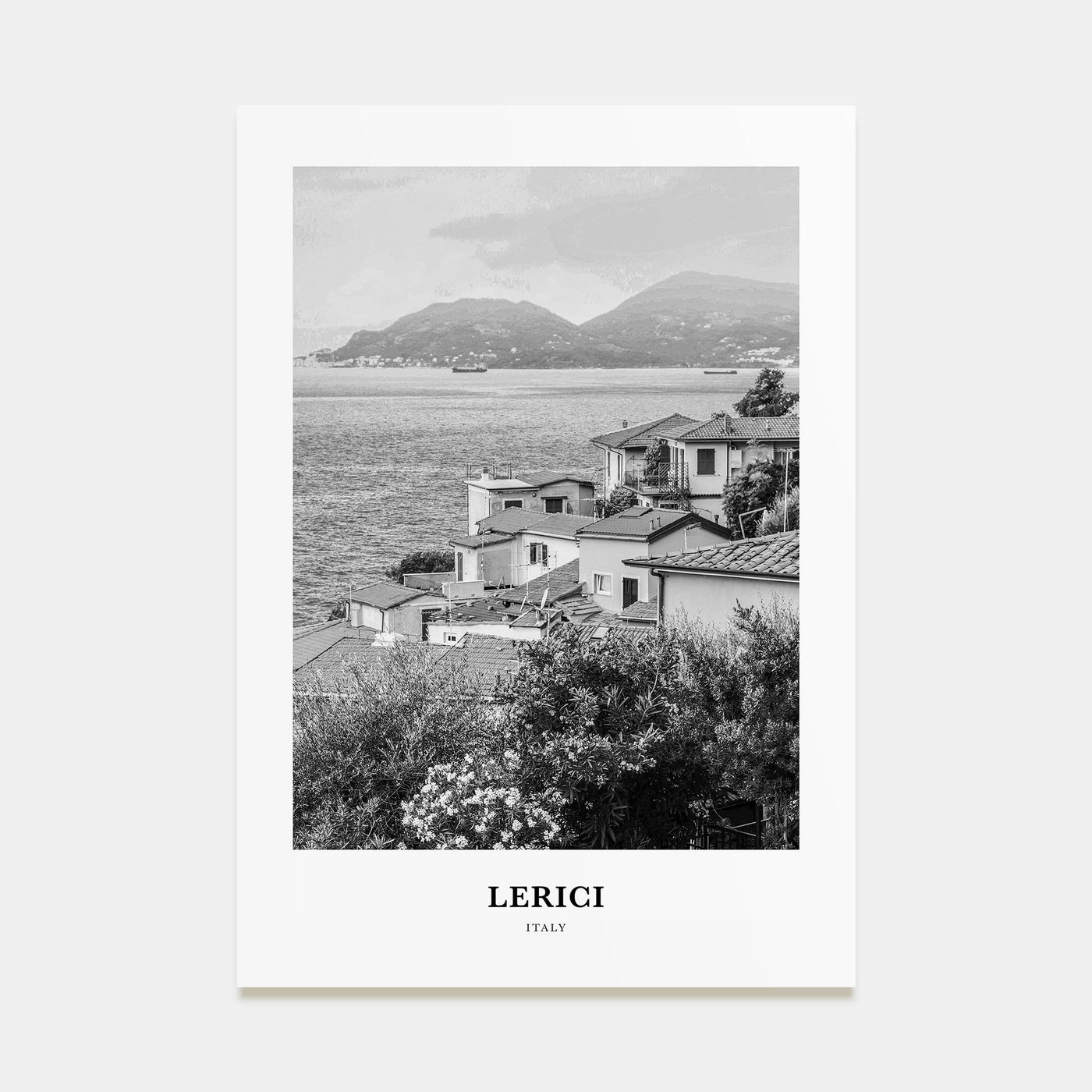 Lerici Portrait B&W Poster